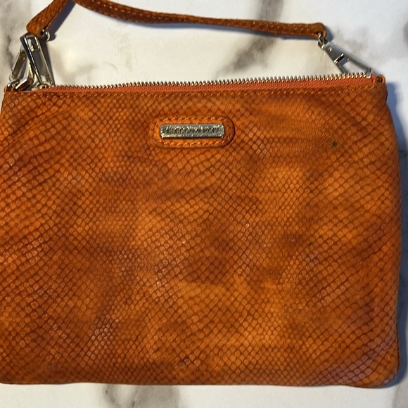 Rebecca Minkoff suede leather Crossbody bag. Burnt orange - Picture 3 of 5